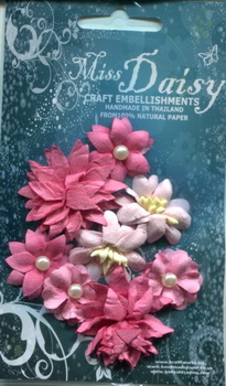 Rustic Flower set, 8 different flower designs ,peach